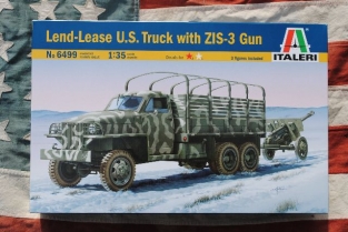 Italeri 6499 Lend-Lease U.S.truck witj ZIS-3 Gun